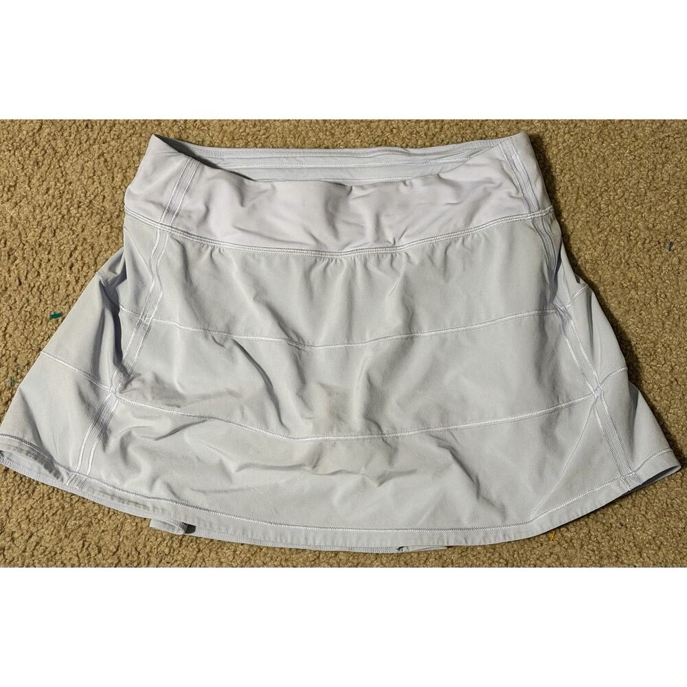 Lululemon Pace Rival Mid-Rise Tennis Skirt With Built In Shorts
